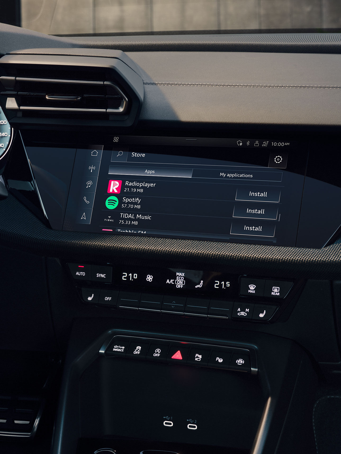 Audi smartphone interface di Audi A3 Sedan