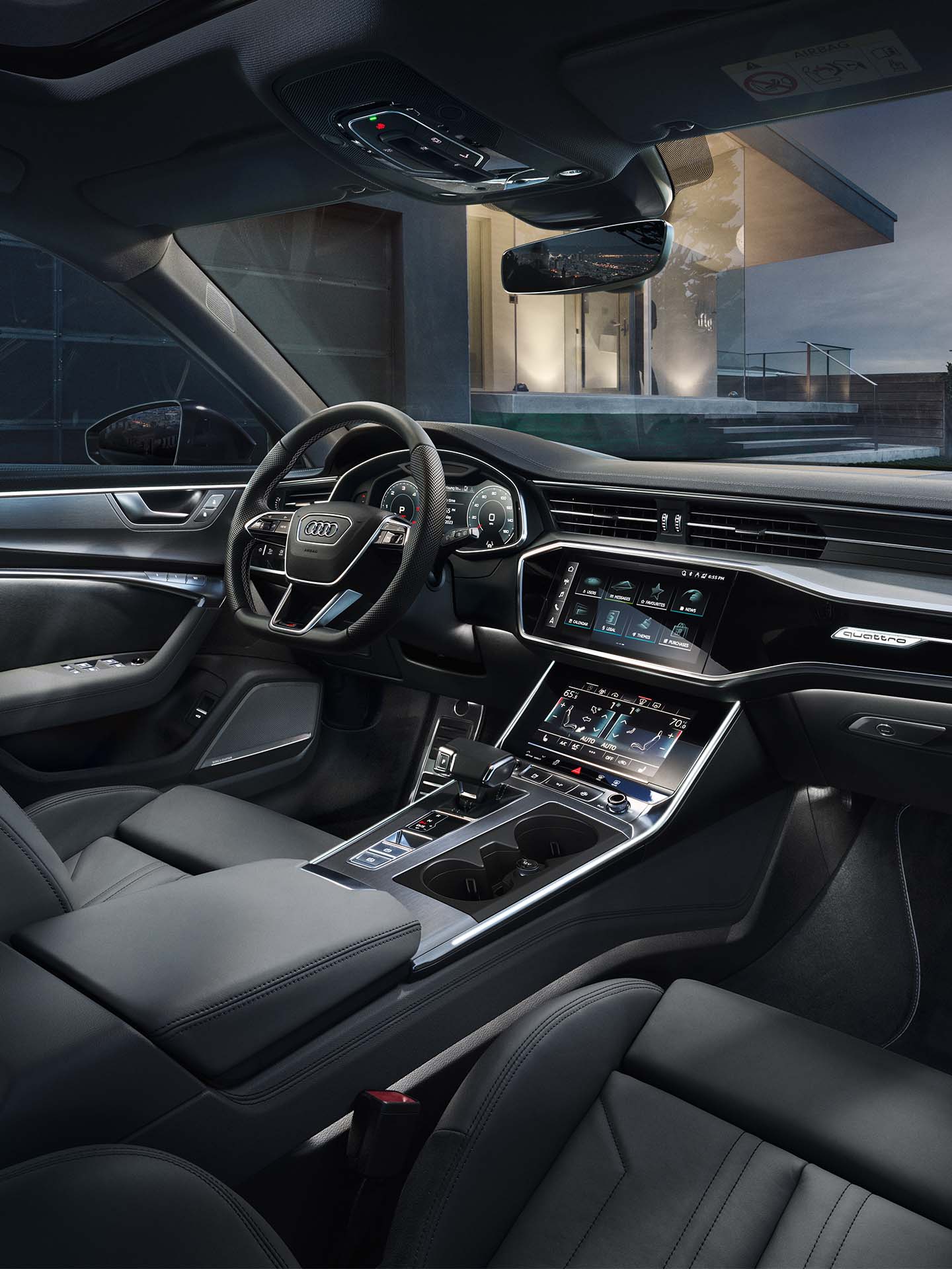 Illuminazione dell Audi cockpit